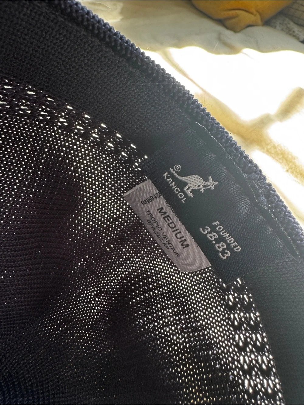 Kangol Black Mesh Crossbody/Shoulder Bag